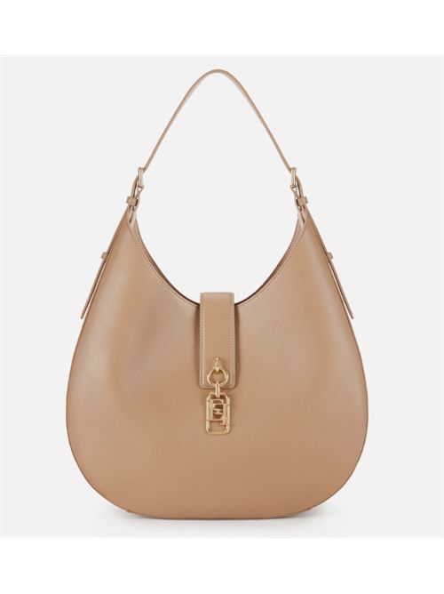 ROUND HOBO WITH CHARM ELISABETTA FRANCHI | BS06A62E2229 argilla